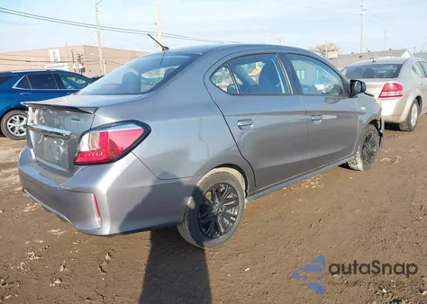 2022 Mitsubishi Mirage G4 Black Edition z USA, uszkodzony, nr VIN ML32FUFJ9NHF08593